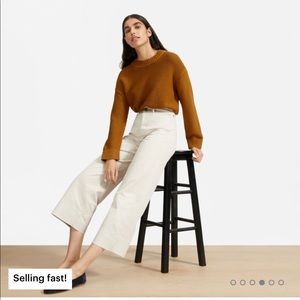 NWT Everlane Link-Stitch Crewneck Sweater
